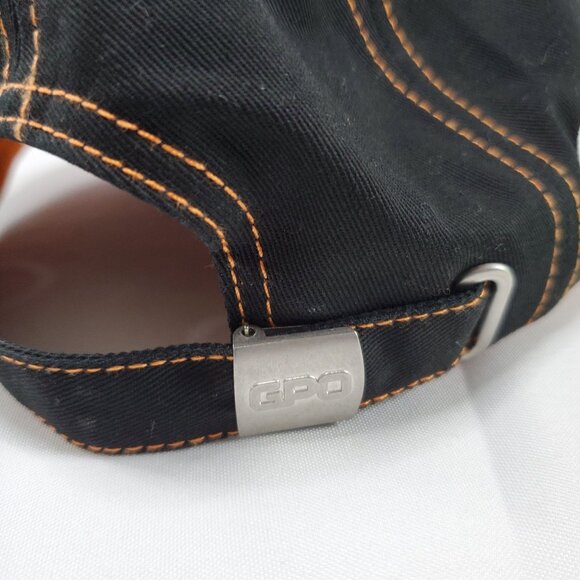 Vintage Gulf 69 Lucky Number Cap Spirit of Racing Baseball Cap Black Orange - Picture 5 of 8